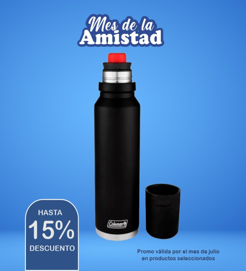 TERMO AGUA CALIENTE CON TAPA COLEMAN 1,18 LITROS NEGRO